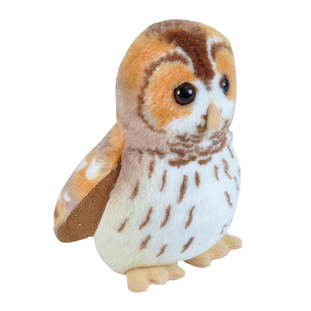 Wild Republic - Plush Toy Bird With Sound 18 cm Tawny Owl (808042)