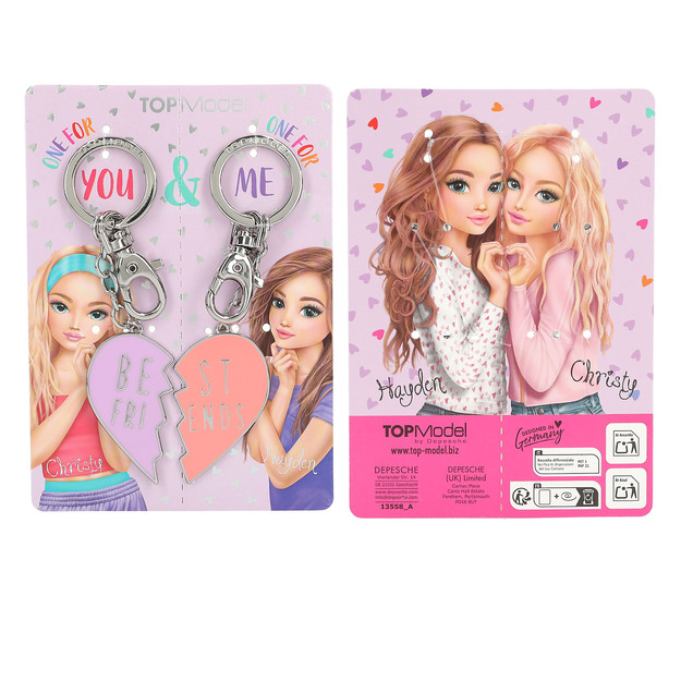 Topmodel - Keyring Set Heart BFF (413558)