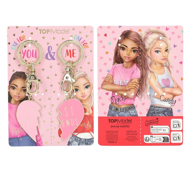 Topmodel - Keyring Set Heart BFF (413558)