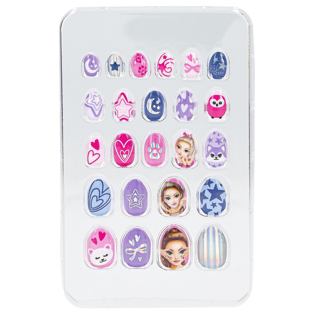 TOPModel - Artificial Nails BEAUTY and ME - Pink and Purple