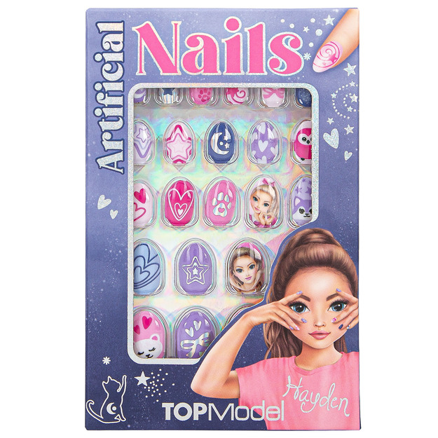 TOPModel - Artificial Nails BEAUTY and ME - Pink and Purple