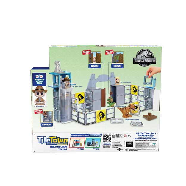 Tile Town - Jurassic world park Magnetic Building Set (90307)