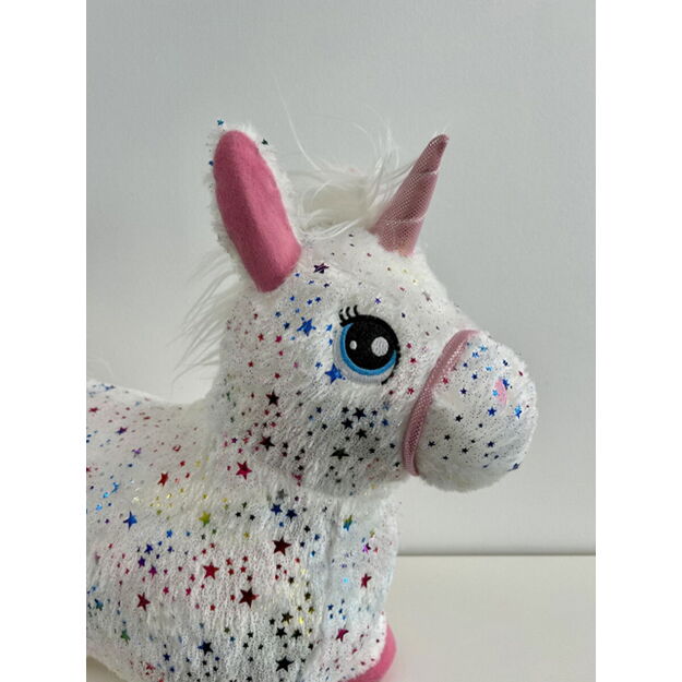 KREA Hop And Bounce Plush Horse, Rainbow (36-2033)