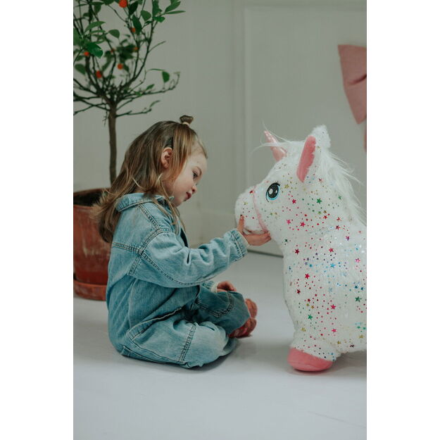 KREA Hop And Bounce Plush Horse, Rainbow (36-2033)