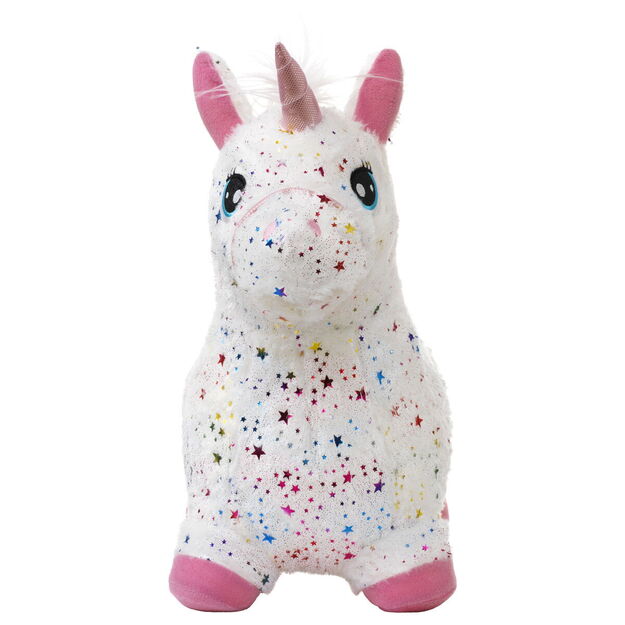 KREA Hop And Bounce Plush Horse, Rainbow (36-2033)