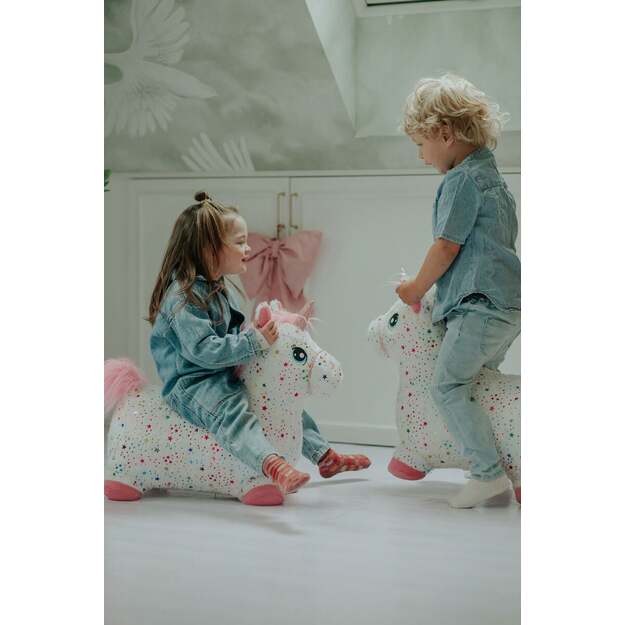 KREA Hop And Bounce Plush Horse, Rainbow (36-2033)