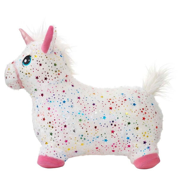 KREA Hop And Bounce Plush Horse, Rainbow (36-2033)