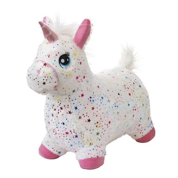 KREA Hop And Bounce Plush Horse, Rainbow (36-2033)