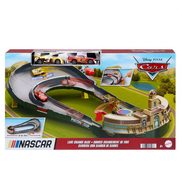Cars - NASCAR Lane Change Playset (HXJ33)