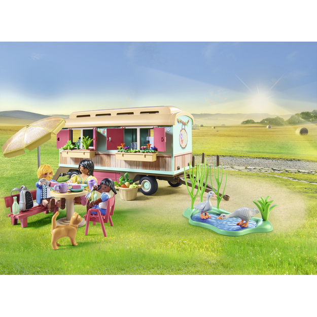 PLAYMOBIL - Cosy Cafe with Vegetable Garden (71441)
