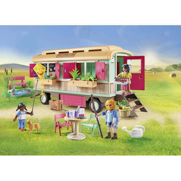 PLAYMOBIL - Cosy Cafe with Vegetable Garden (71441)