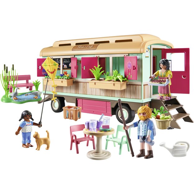 PLAYMOBIL - Cosy Cafe with Vegetable Garden (71441)
