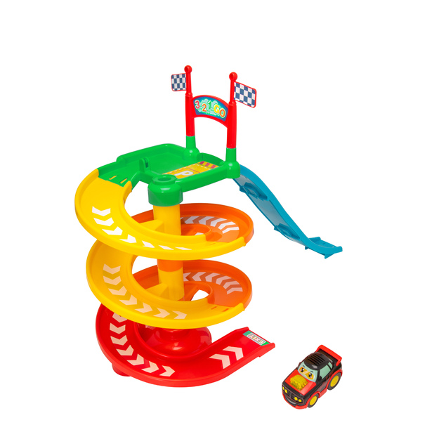 Teamsterz - Beep & Go Twisting Tower With 1 Car