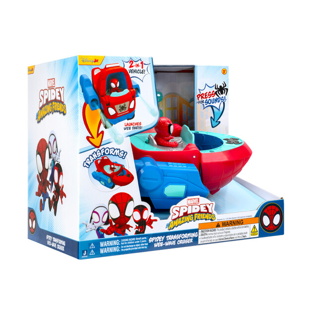 Spidey - Transforming Web-Wave Cruiser (SNF0379)