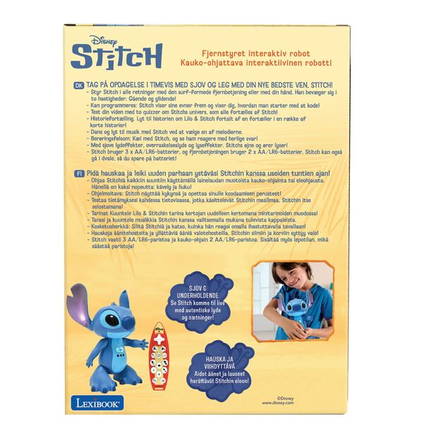Lexibook - My Interactive Stitch Robot DK/FI (90407)