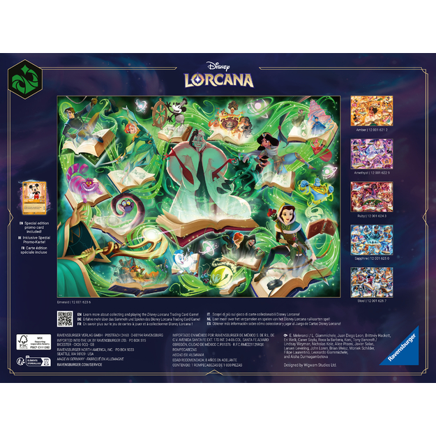 Ravensburger - Glimmers of the Realm: Emerald 1000p (12001623)