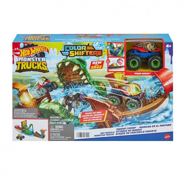 HOT WHEELS - Monster Trucks Swamp Chomp  Playset (HGV14)