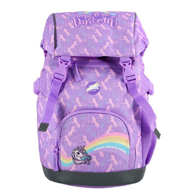Tinka - School Backpack 22l - Unicorn Purple (8-804702)