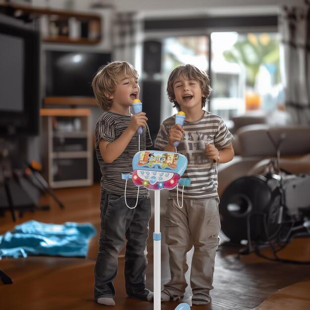 Lexibook - Bluey Adjustable Stand with 2 Mic (S160BY)