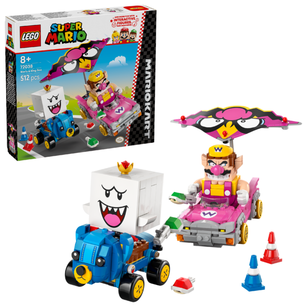 LEGO - Super Mario - Mario Kart™ – Wario & King Boo (72038)