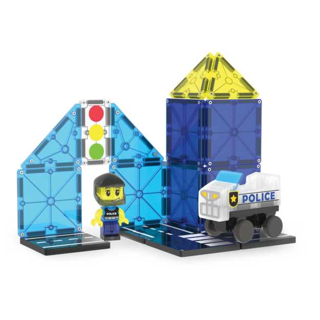 Magna-Tiles - Police Patrol™ 20 Piece Set (90353)