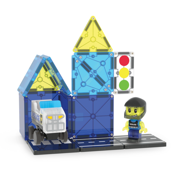 Magna-Tiles - Police Patrol™ 20 Piece Set (90353)