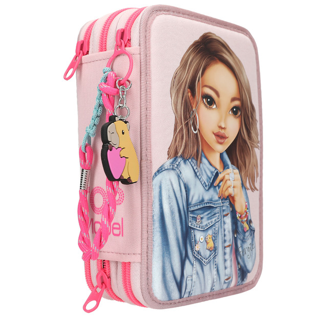 TOPModel - Triple Pencil Case Capybara - Rose