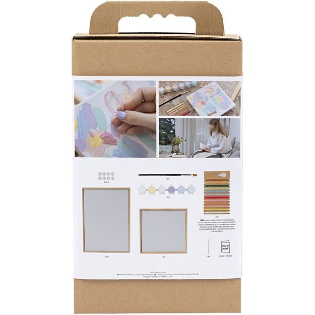 Craft Kit Embroidery - Pictures - pastel colours (977862)
