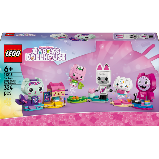 LEGO - Gabby's Dollhouse - Gabby's Brick-Built Cat Friends (11215)