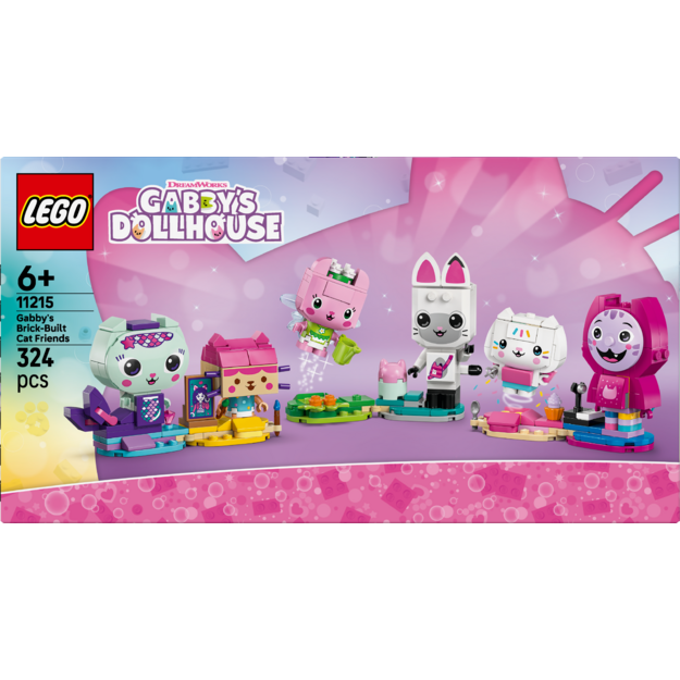 LEGO - Gabby's Dollhouse - Gabby's Brick-Built Cat Friends (11215)