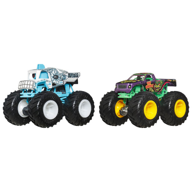Hot Wheels - Monster Trucks 1:64  - Bionic Bruiser vs Test Subject (JCC68)
