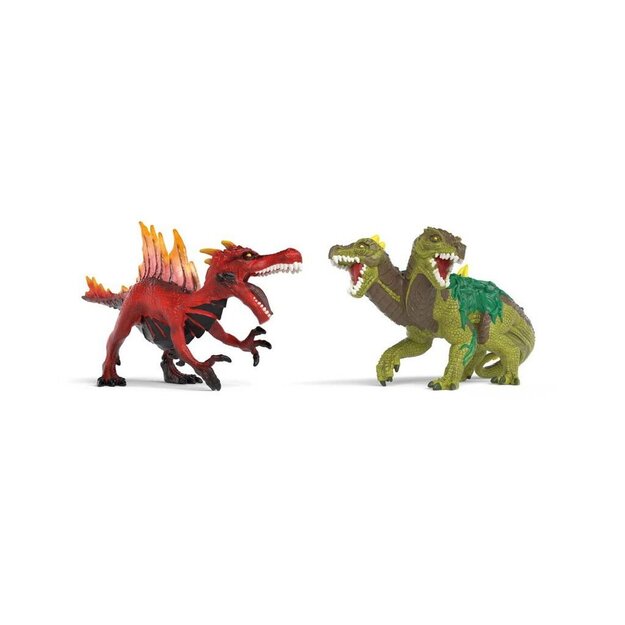 Schleich Fire Saurian vs. Jungle Lizard (70834)