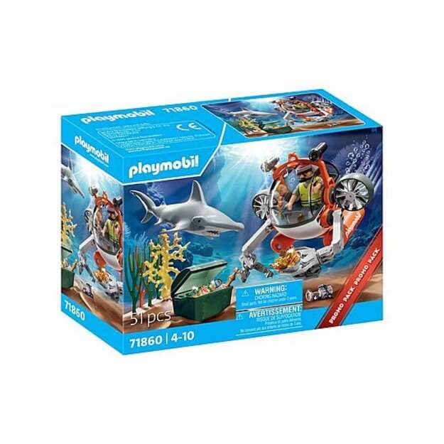 PLAYMOBIL - Treasure Hunt with Submarine (71860)
