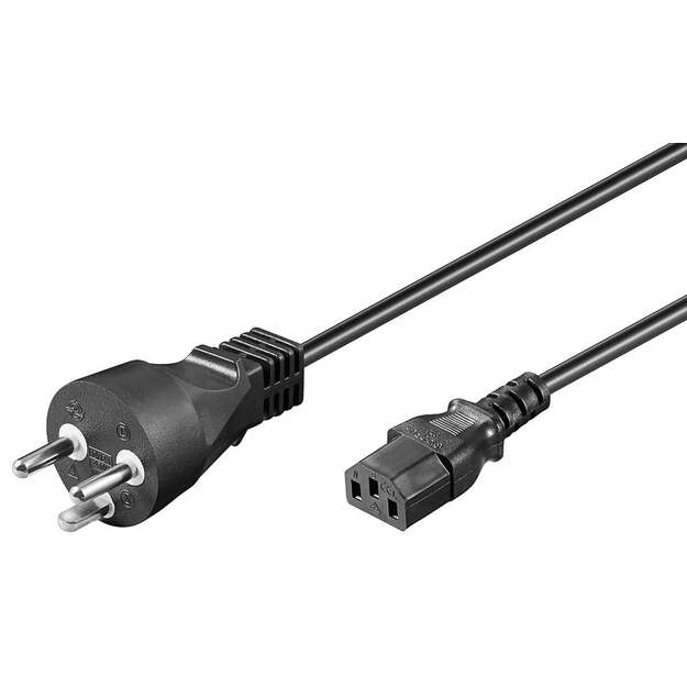 MicroConnect - Power Cord Denmark Type K - C13, 3m