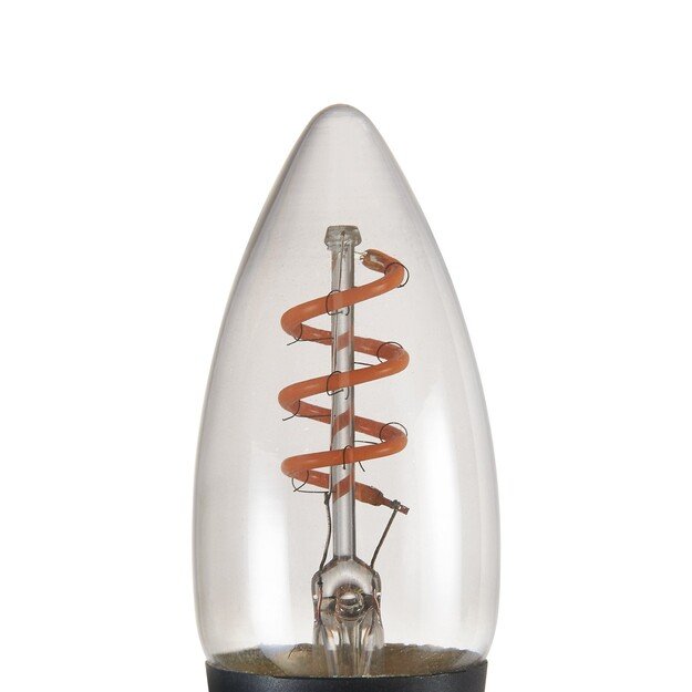 EGLO - E14 C35 spiral, smoke - Warm white - Zigbee, Bluetooth