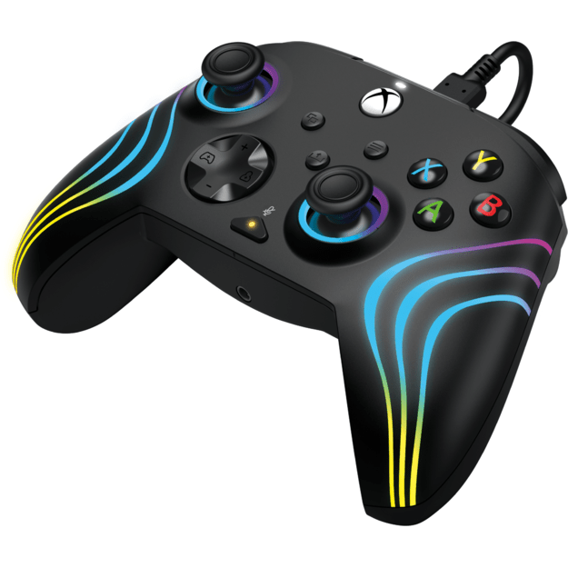 PDP Afterglow Wave Wired Controller Black Licenced 3