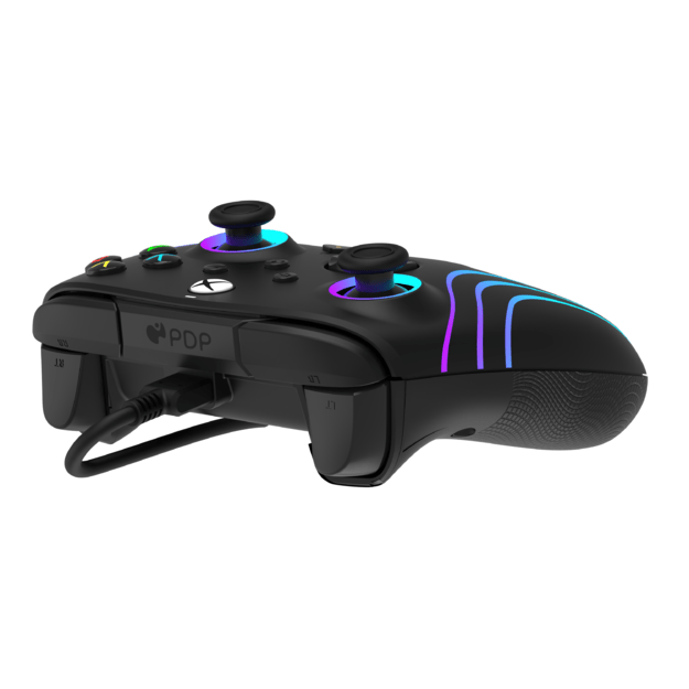 PDP Afterglow Wave Wired Controller Black Licenced 5