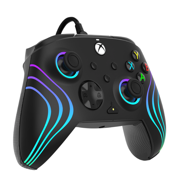 PDP Afterglow Wave Wired Controller Black Licenced 7