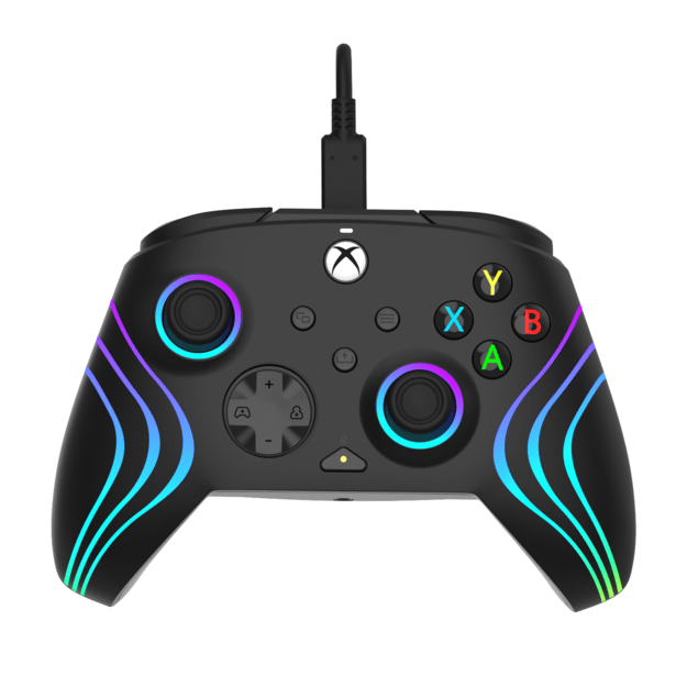 PDP Afterglow Wave Wired Controller Black Licenced 8