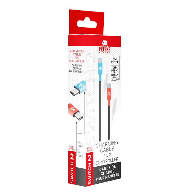 Trade Invaders - Switch 2 Charging Cable- Type C to Type C (3m) 4