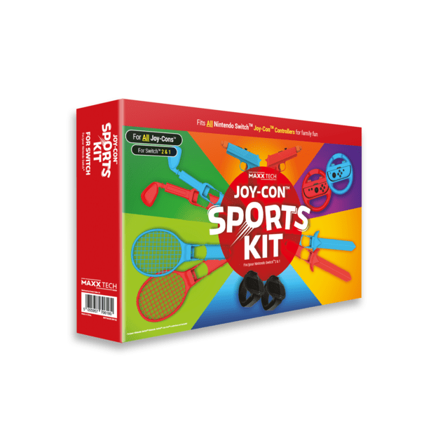 Maxx Tech - Joy-Con Sports Kit for Nintendo Switch 2/1 5