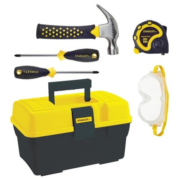 Stanley Jr. - Open Toolbox + 5 pc Toolset (TBS005-06-SY) 1