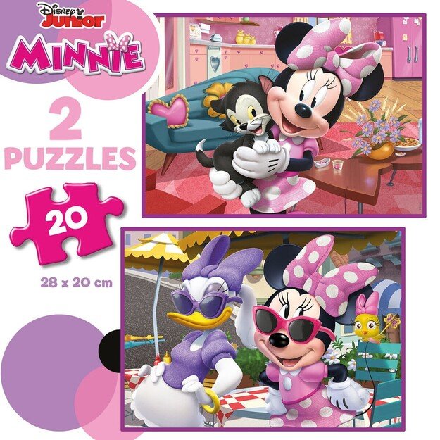 Educa - Puzzle - 2x20 Minnie (80-19297) 1