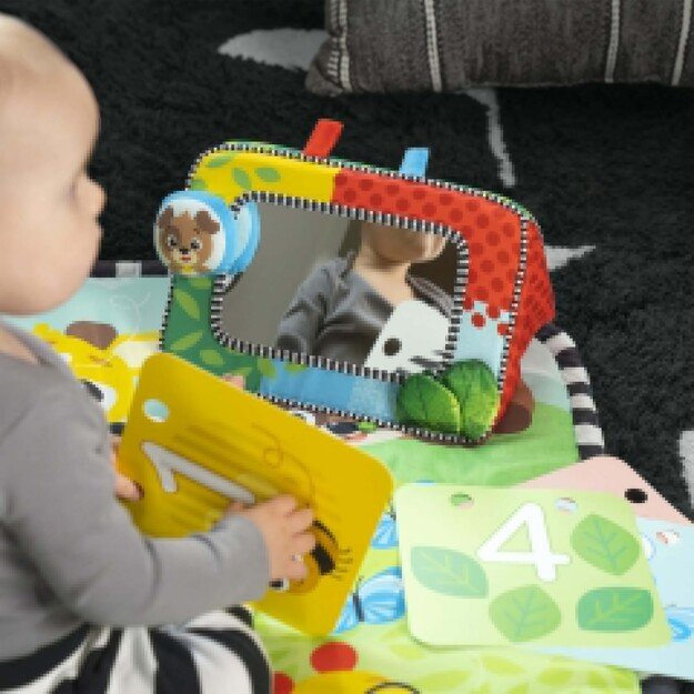 Baby Einstein - Discovery Garden™ Tummy Time Mat & Mirror - (BE-16788)