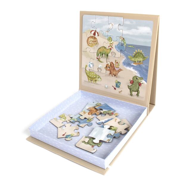 Filibabba - Magnetic game - Dino Beach puzzle (FI-03586) 1