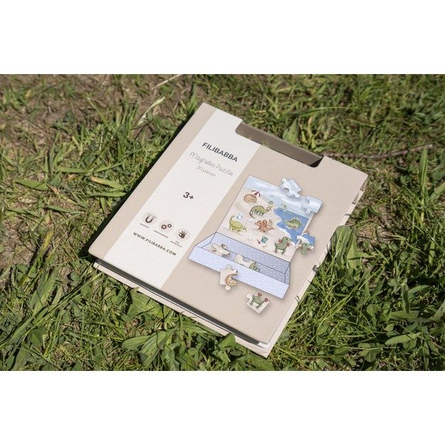 Filibabba - Magnetic game - Dino Beach puzzle (FI-03586) 3