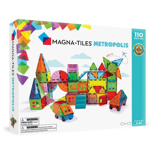 MAGNA-TILES - Metropolis 110 Piece Set (90213) 4