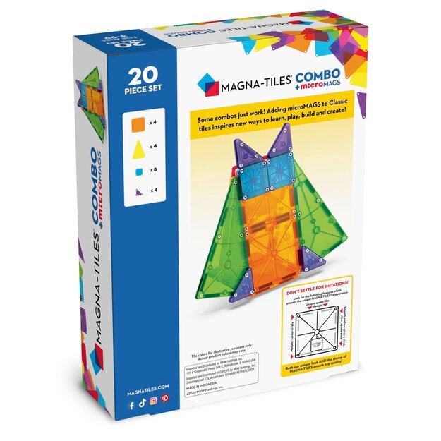 Magna-Tiles - microMAGS Combo 20 pcs (90292) 2