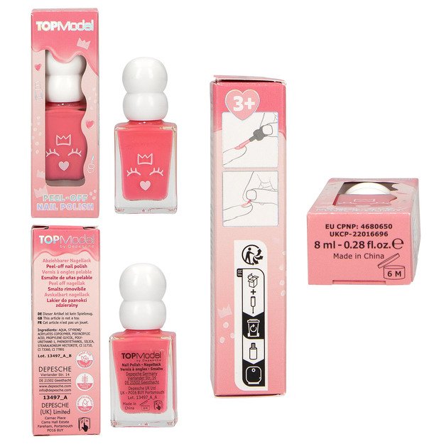 Topmodel - Nail Polish BEAUTY and ME - Coral, Light Pink, Pink, Red 1