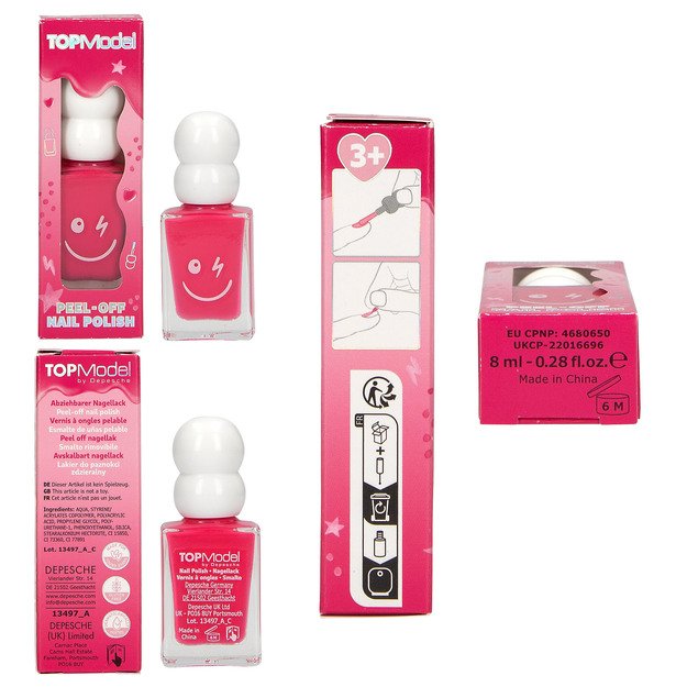 Topmodel - Nail Polish BEAUTY and ME - Coral, Light Pink, Pink, Red 2